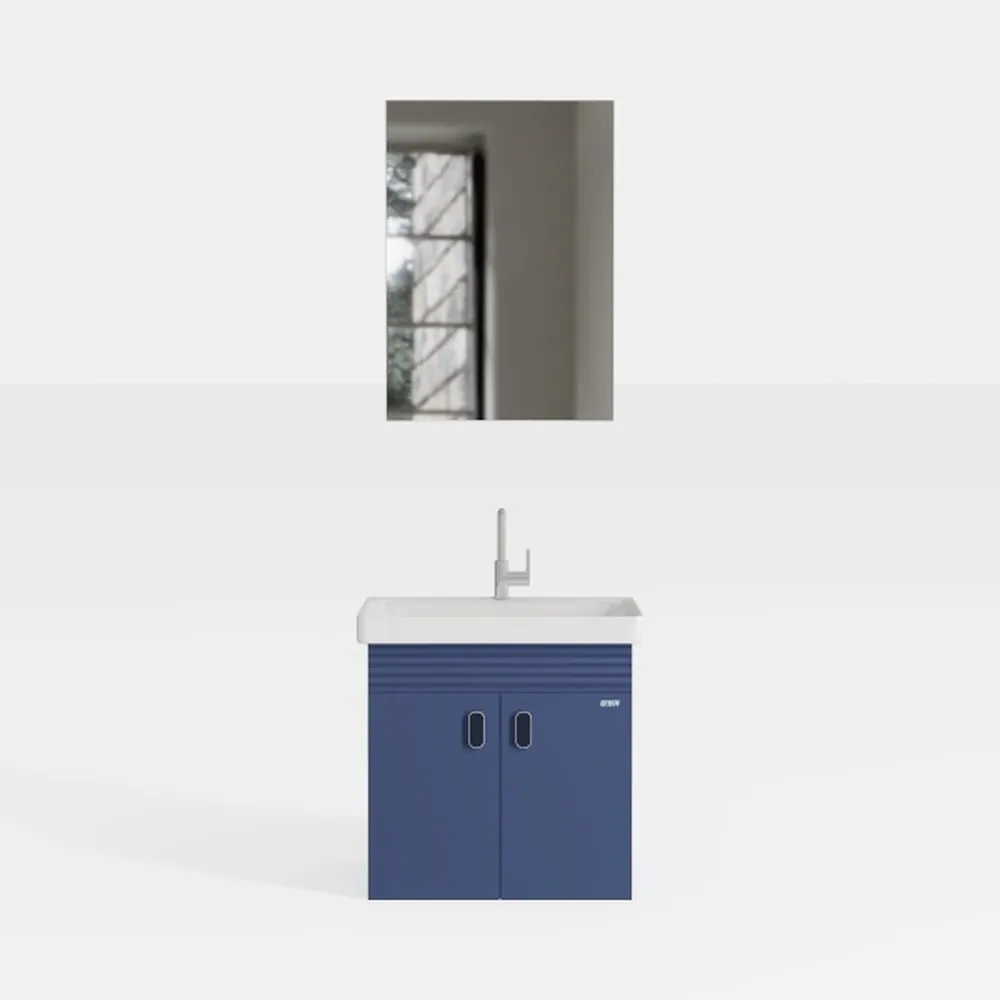 Miranda 36" Single Vanity with optional Cultured Marble Counter - Dark Blue