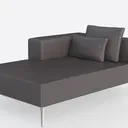 Cloud Couch Sectional, Boneless Couches for Living Left 45 Degree View
