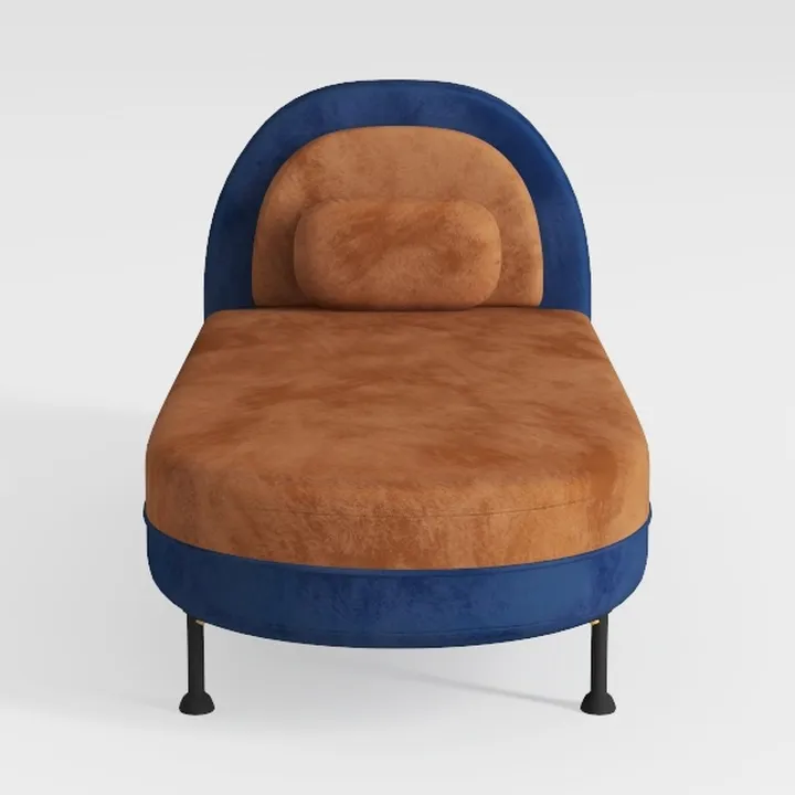 Casita Furniture Sedia Reese Blue – Comfort elegante per un soggiorno moderno (blu)