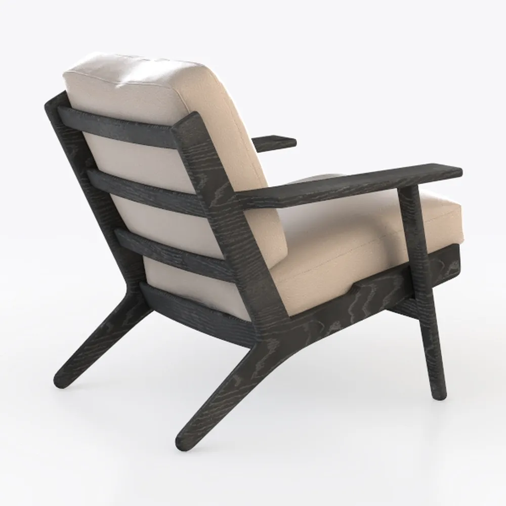 4 Piece Patio Dining Chairs Stackable Removable Cu