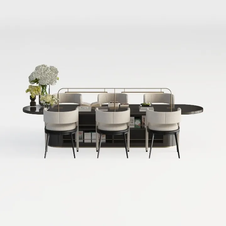 library reading table and chairs-Library Furnishings