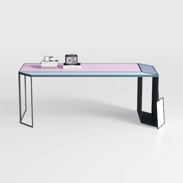 Generico Scrivania da Gioco a U - Postazione di Lavoro per Computer 120x60x75 cm per Ufficio Domestico e Studenti, Elegante Tavolo per Esport per Giocatori, scrivania per PC Resistente e Funzionale p