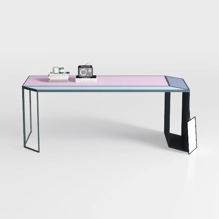 Generico Scrivania da Gioco a U - Postazione di Lavoro per Computer 120x60x75 cm per Ufficio Domestico e Studenti, Elegante Tavolo per Esport per Giocatori, scrivania per PC Resistente e Funzionale p