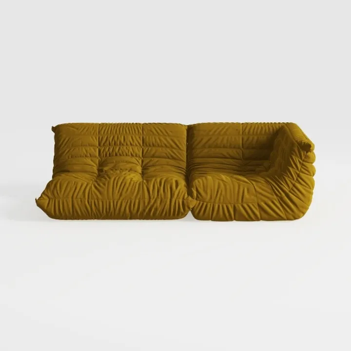 TCMILA Modular 3-Seater Sofa Couch with Deep Seat 