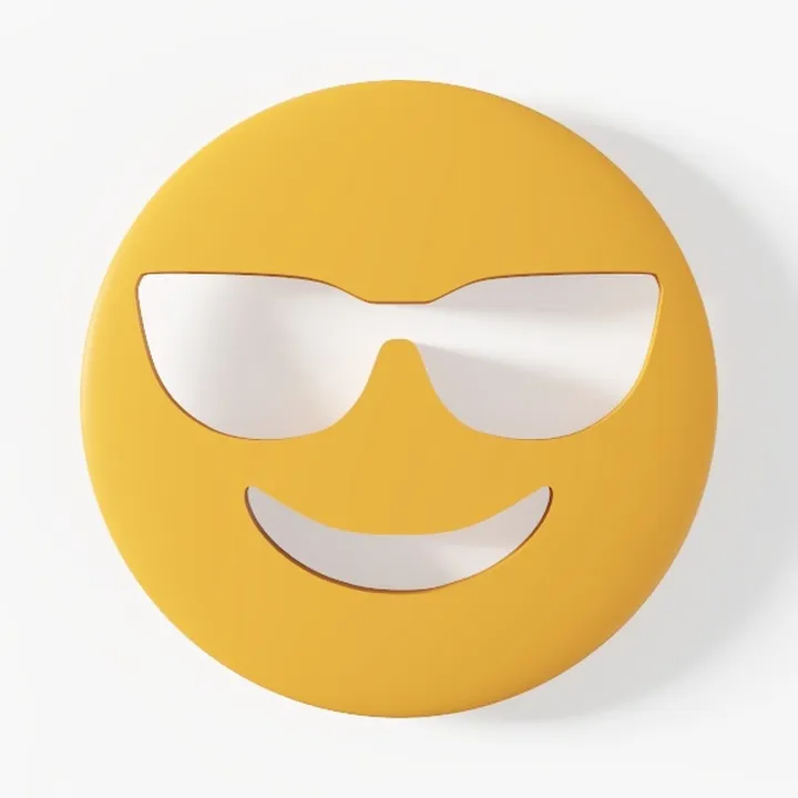 SMILING FACE WITH SUNGLASSES-Emoji