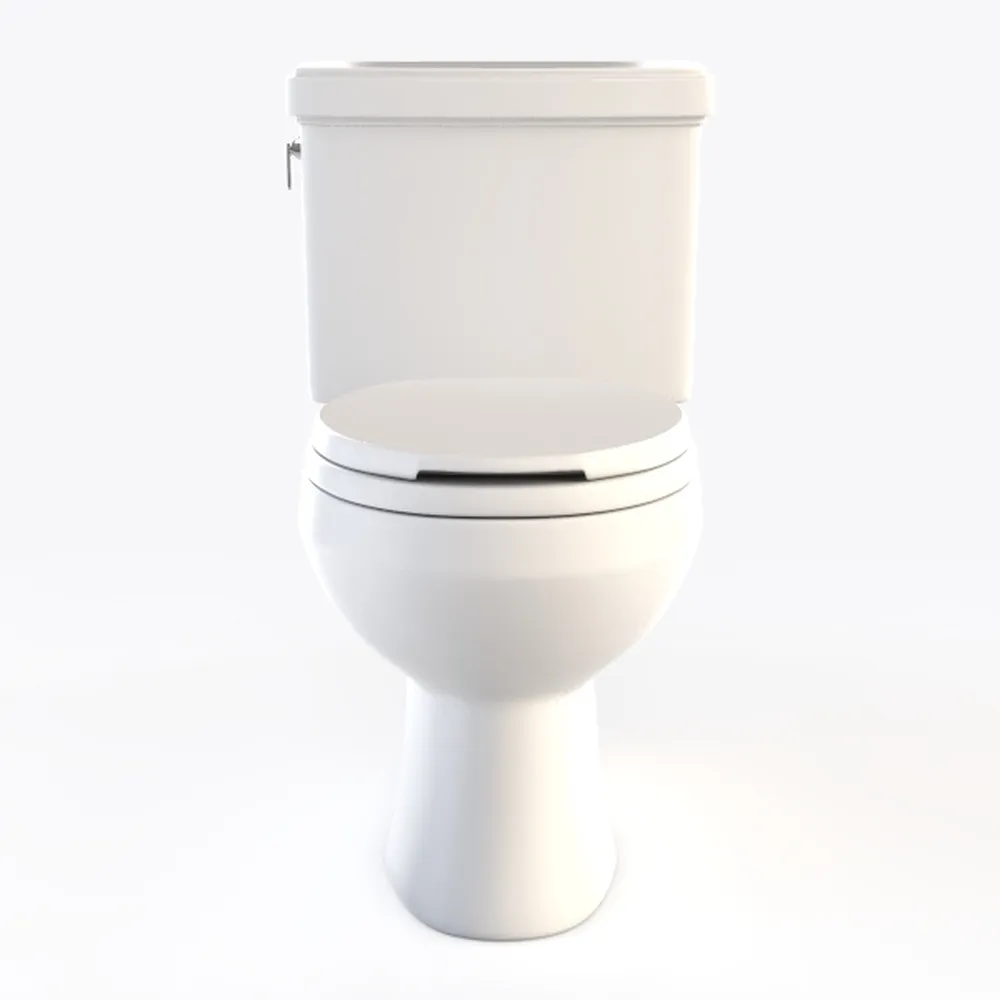 SUPERFLO Elongated Tall Toilet 21 Inch White