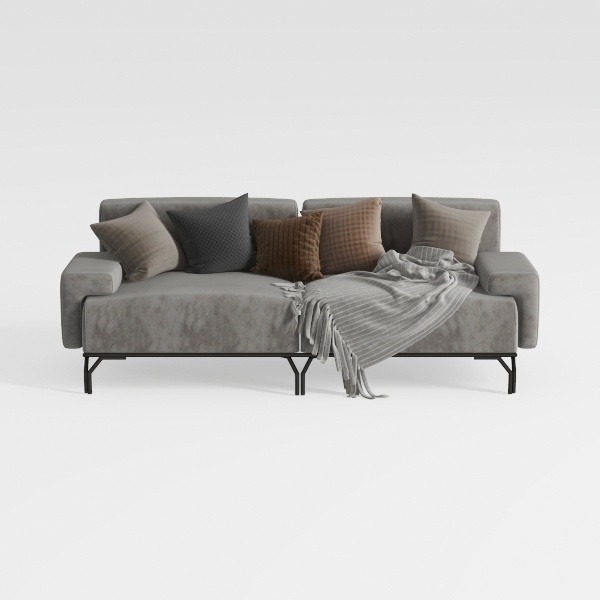 55″ Convertible Chair Bed, Tri-Fold Sofa Bed with 