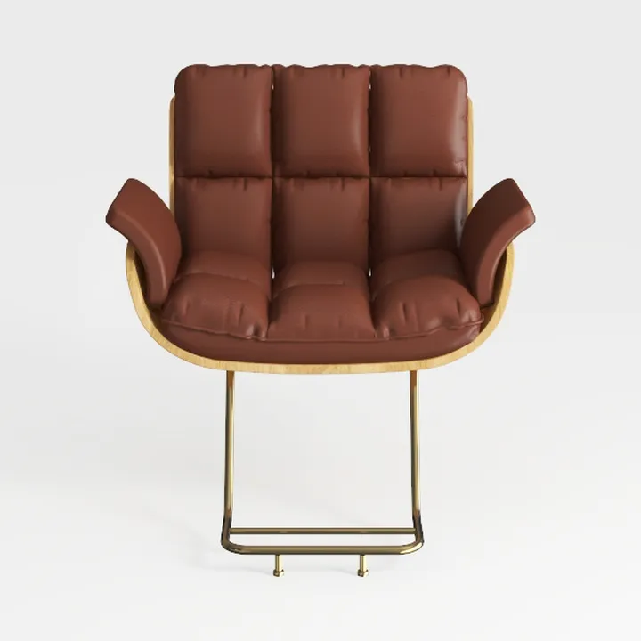 Executive Leather Adjustable Chair Swivel Home Off