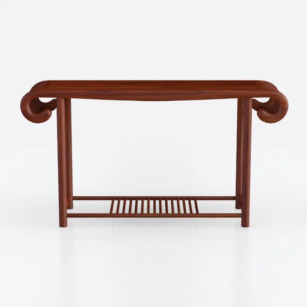 Qing Orange End Table