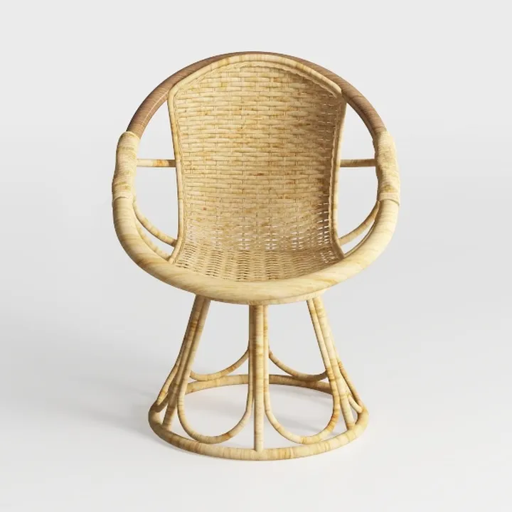 bali & pari Nagoya Natural Rattan Accent Chair, Ta