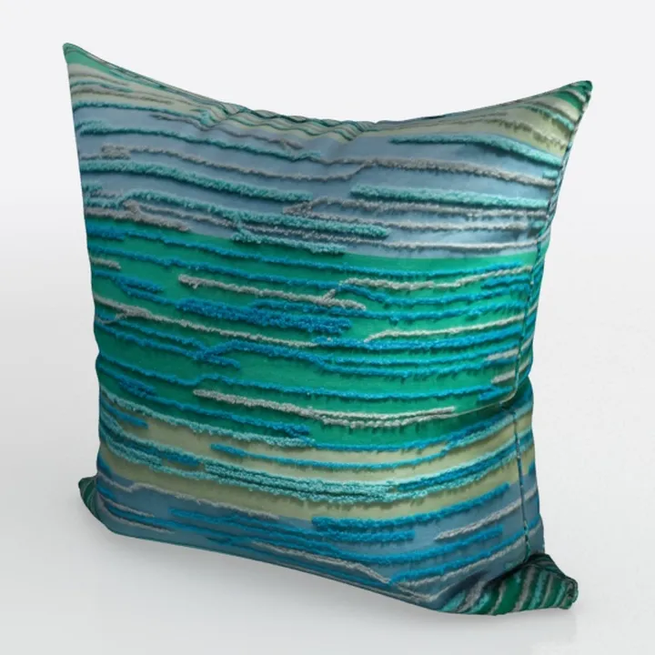 Teal Mandala Pillow Covers Throw Cushion Covers
