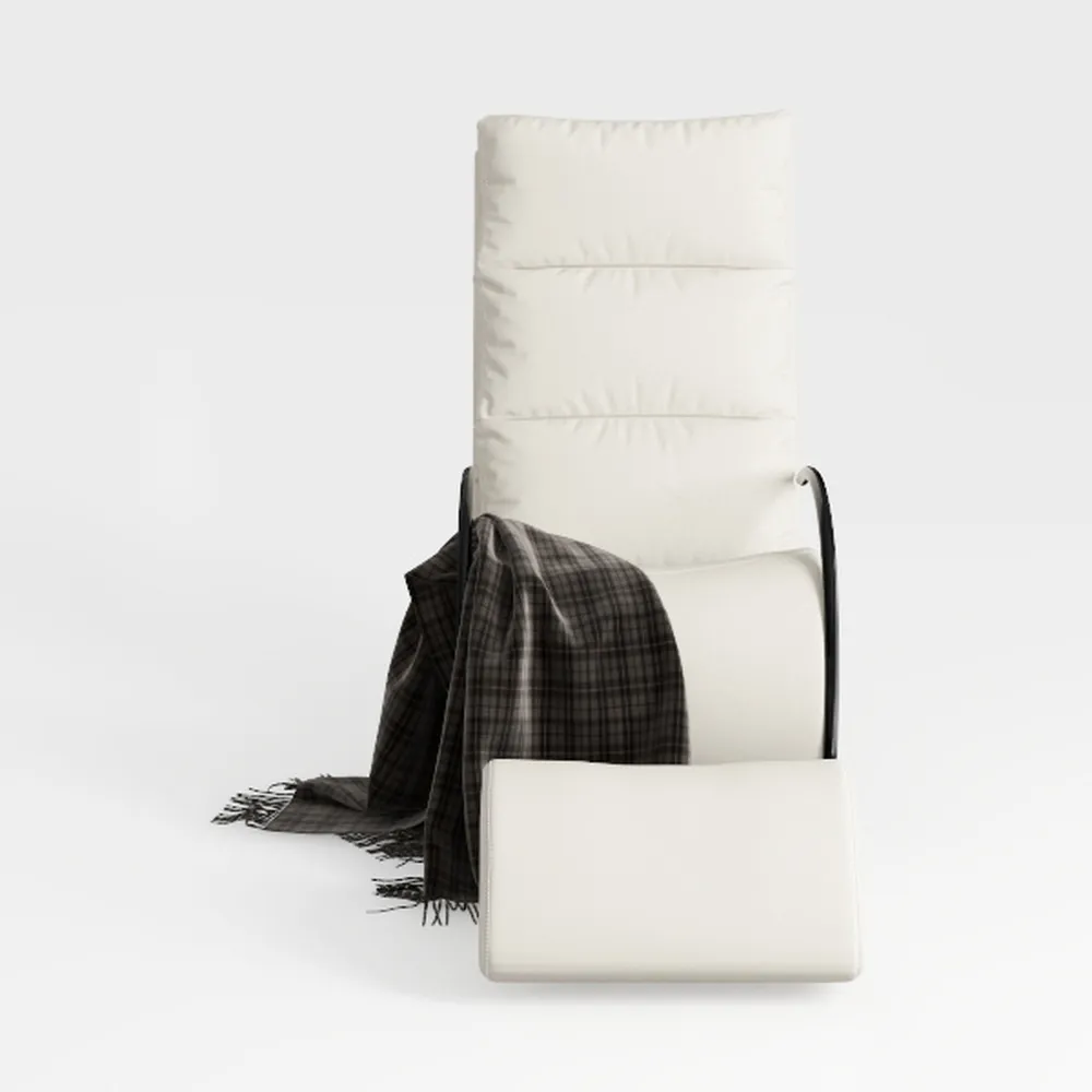 Home Office Desk Chair, Ergonomic Leather Reclinin