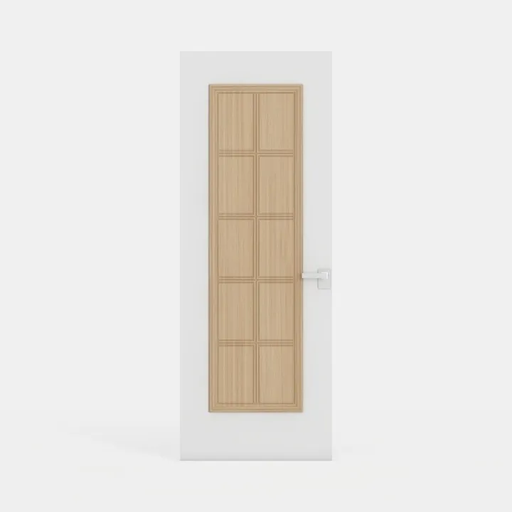 3D wooden door D-922B yellow relief