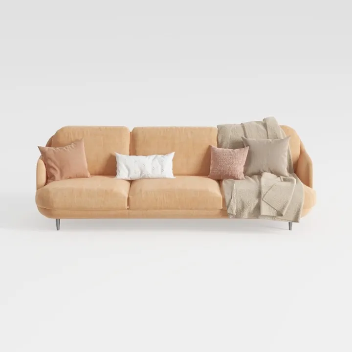 TCMILA Modular 3-Seater Sofa Couch with Deep Seat 