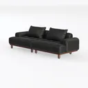 Sofa Set for Living Room - Modular Cloud Couch Left 45 Degree View