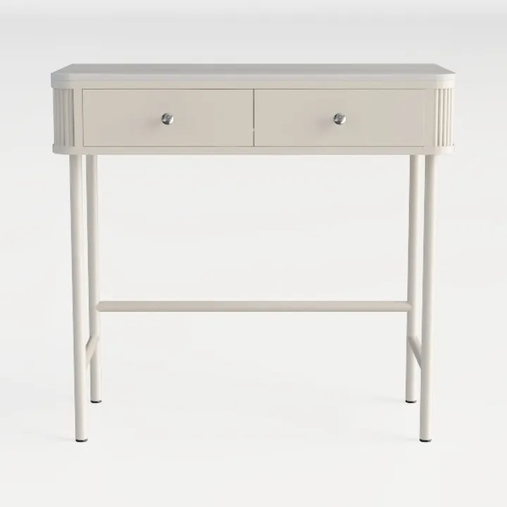 Minimalist Modern Metal Two Drawer Console Table 3D Model