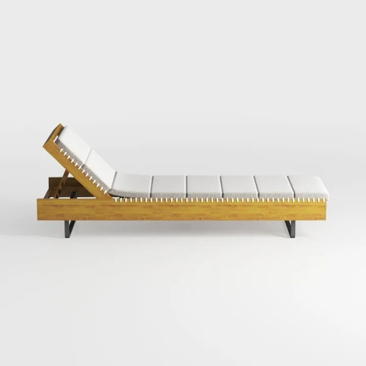 Patiorama Patio Acacia Wood Chaise Lounge Set of 2
