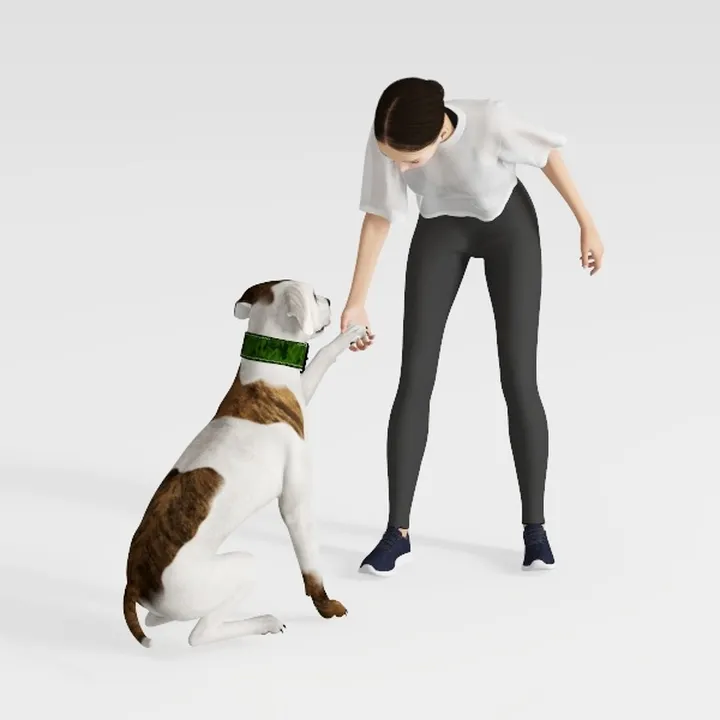 woman with dog-Secret Life of Pets