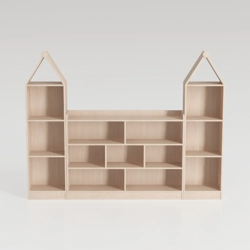 Vabches Castle Shape Children's Bookshelf, Kids