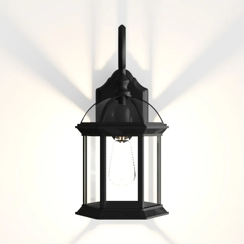 Dusk to Dawn Modern Outdoor Coach Lantern Exterior