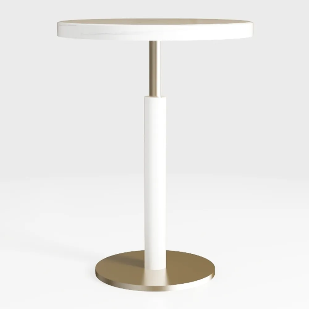 Round Modern Dinning Table 30 inches Bistro Tulip 