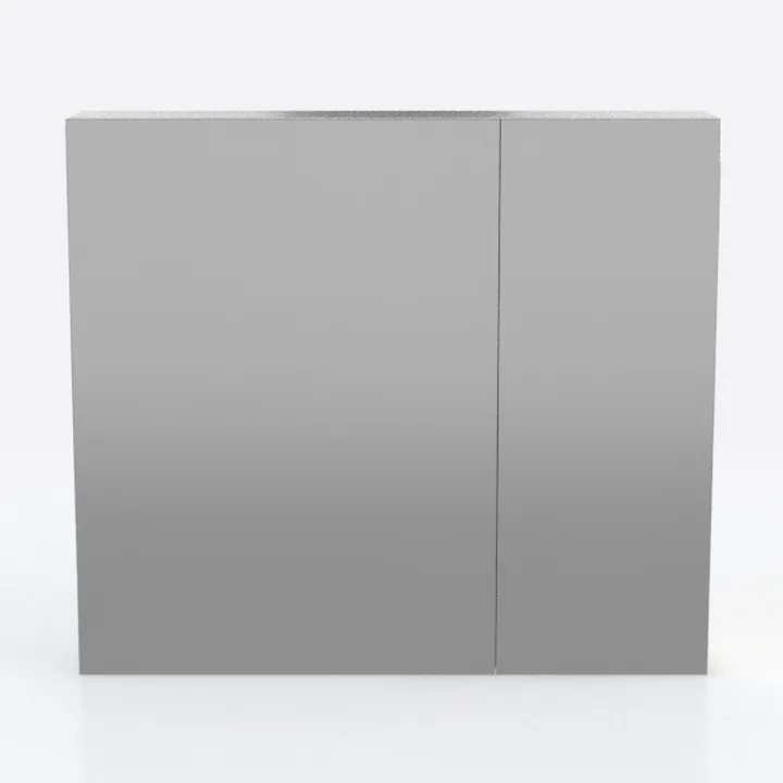 Minimalist Matte Metal Wall Cabinet 3D Model