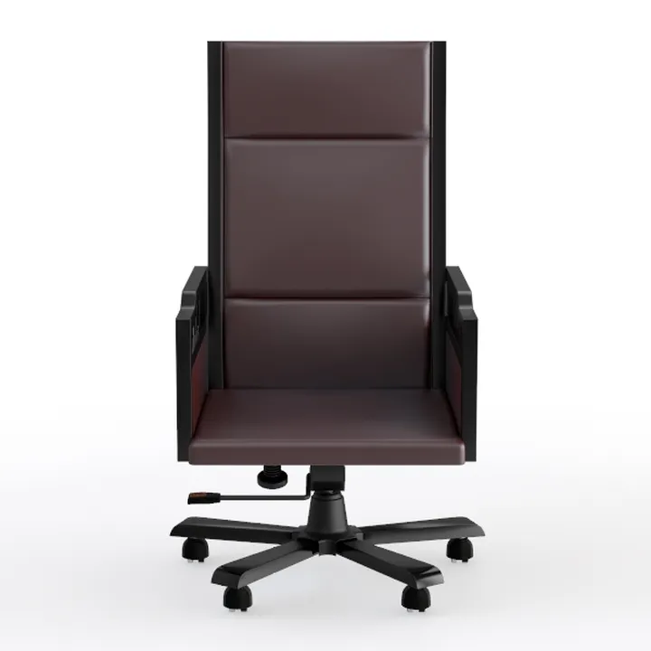 Modern Leather High Back Executive Office Chair 3D Model