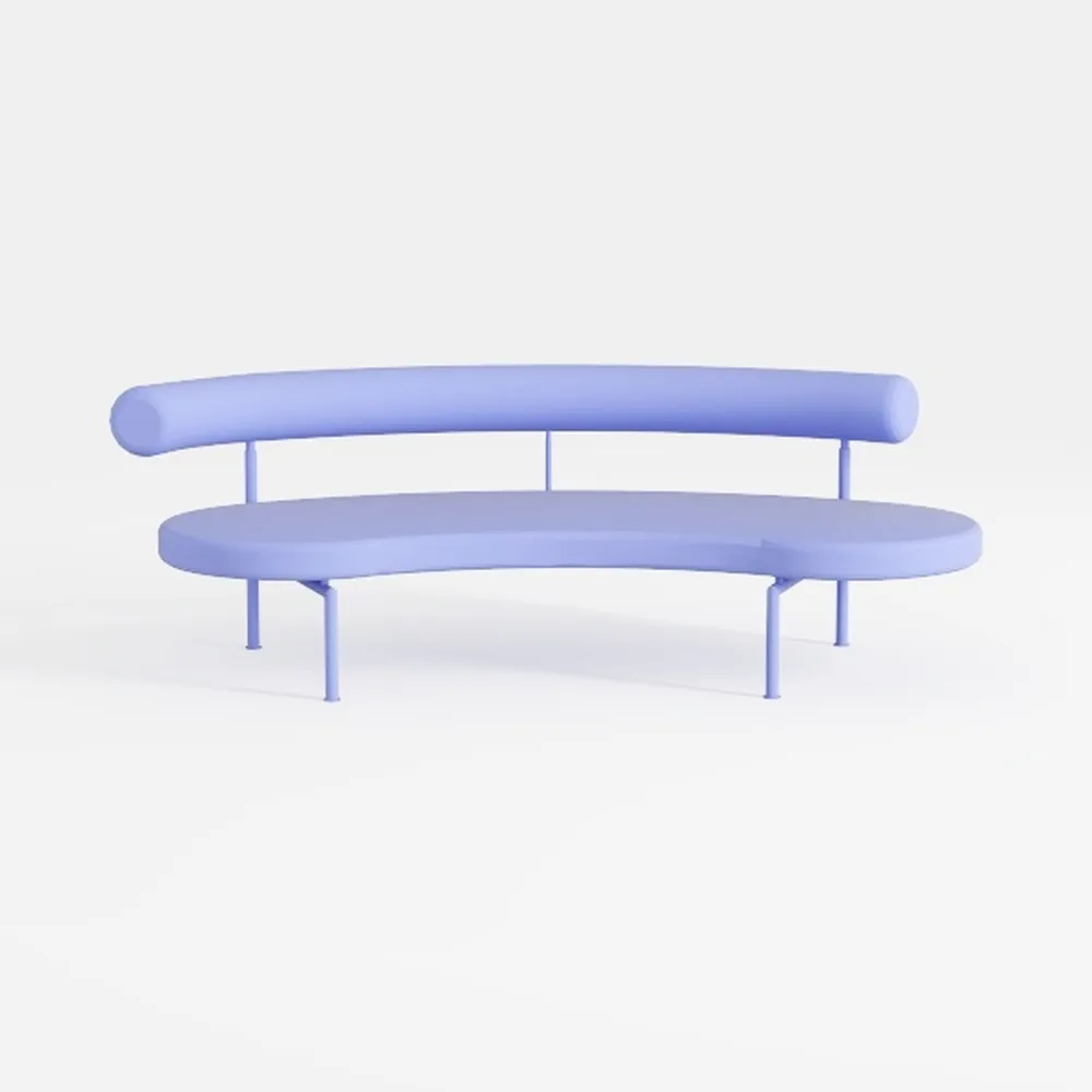 Martina Home Custodia Divano Clic Clac Modello Emilia 39x60x6 cm Viola