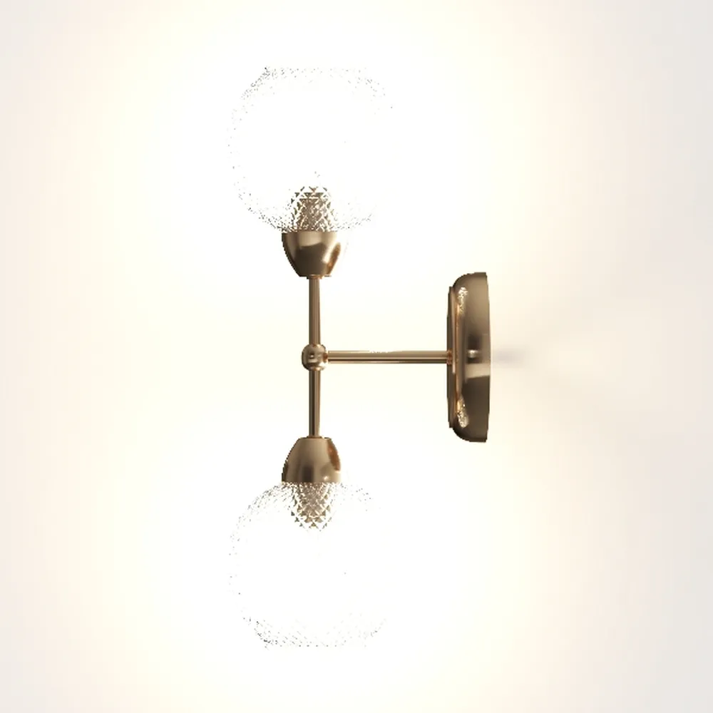 PERMO Double Sconce Vintage Industrial Antique 2