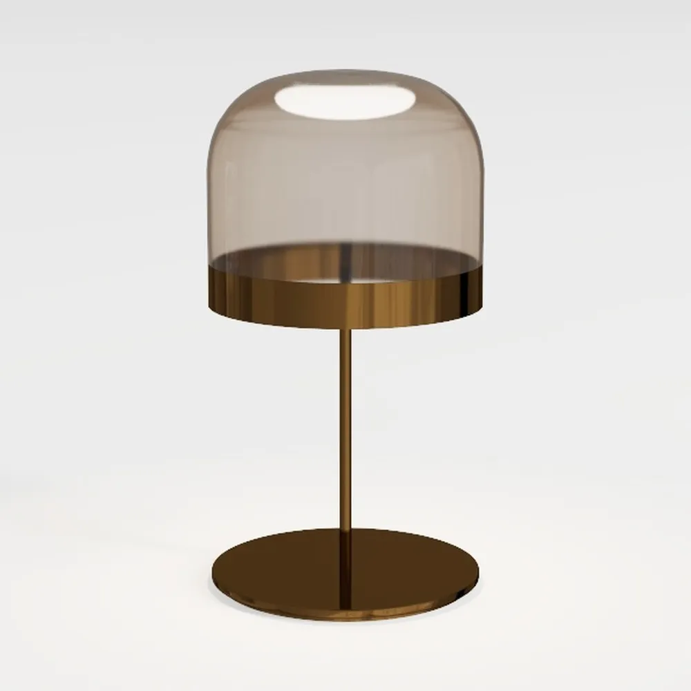 Oneach 9" Cordless Table Lamps Set of 2, Gold