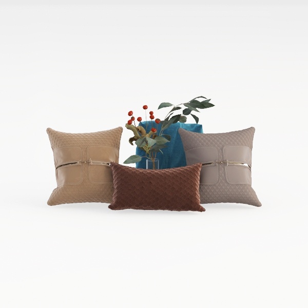 MIULEE Set of 2 Decorative Linen Throw Pillow