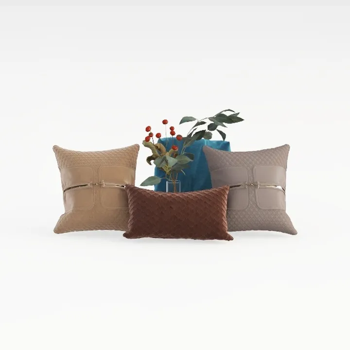 MIULEE Set of 2 Decorative Linen Throw Pillow