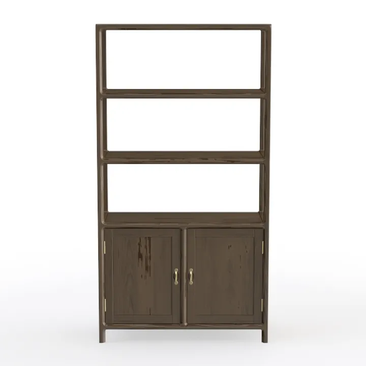 CABIHOME 5 Tier Book Shelf, Farmhouse Book Case