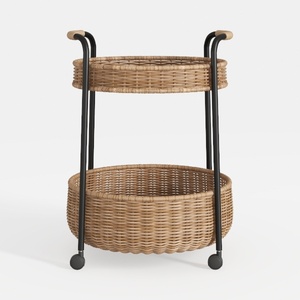 Bamworld Side Table Nature Rattan Night Stand