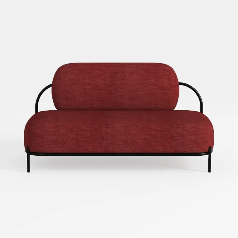 Foldable Three Person Fabric Sofa Bed, high Reboun