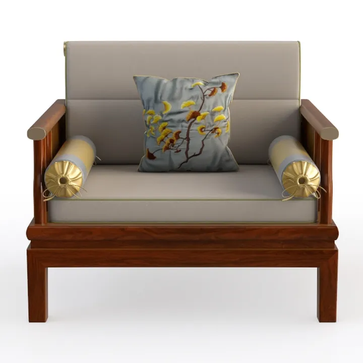 Creta Outdoor Club Chair, Beige Fabric Cushions
