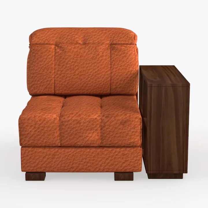 Modern Modular Chenille Sofa 1 Pieces Living Room 