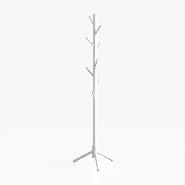 Solid Wood Coat Stand - Tree Stands with 3 Section