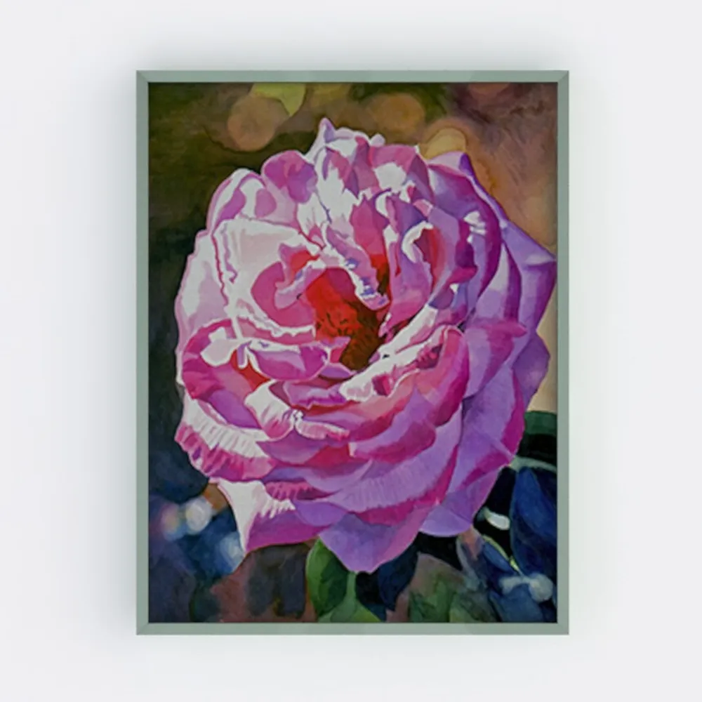 Abstract Palm Tree Poster Coastal Wall Art Canvas