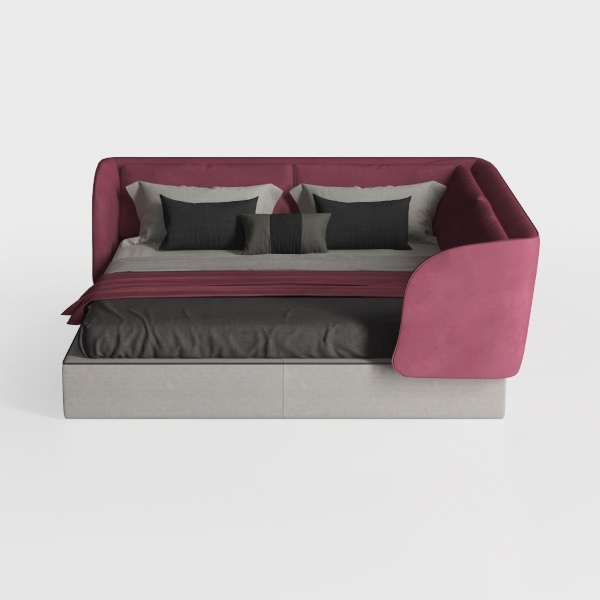 Modern Stylish 59 in. Chenille 2-Seater Loveseat w