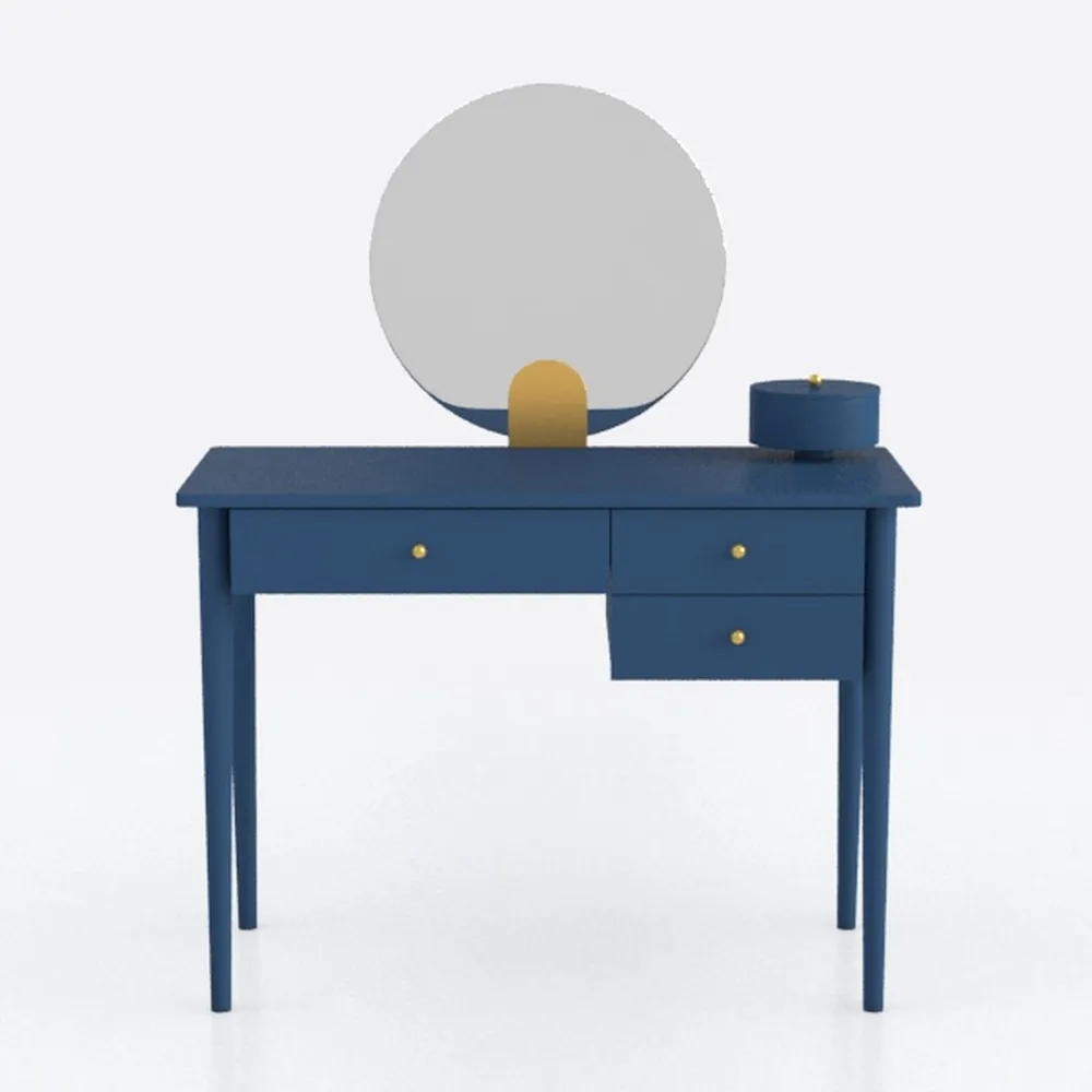 Navy Blue 3-Lighting Modes Touch Screen Vanity Mak