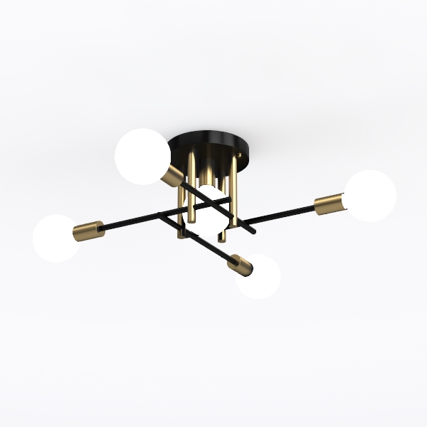 Mid Century Round Low Ceiling Dining Room Lights