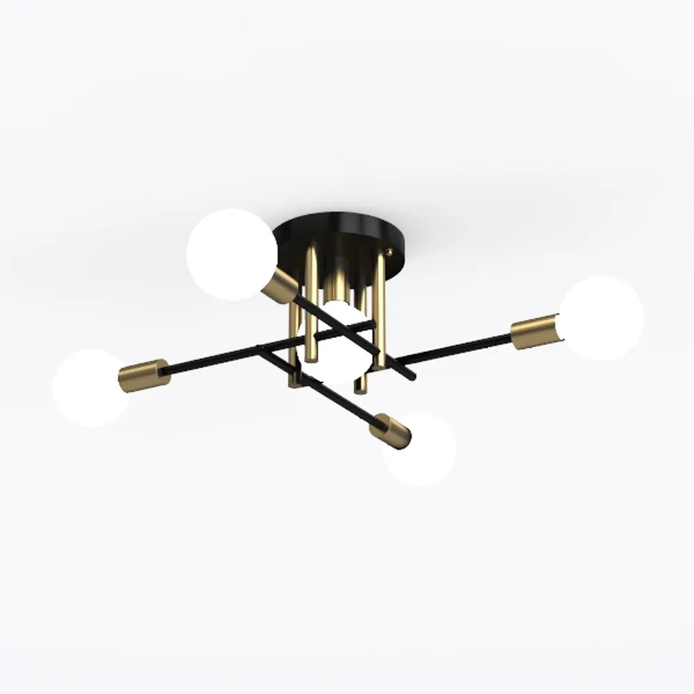 Mid Century Round Low Ceiling Dining Room Lights