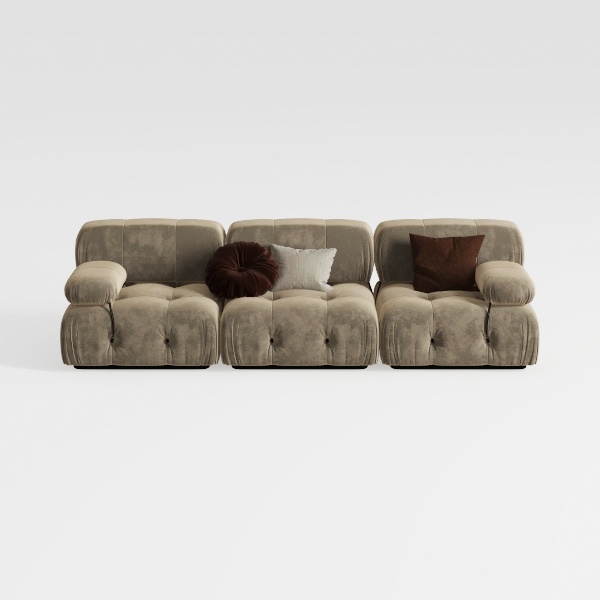 KALALLA Modular 3-Seater Sofa Couch with Deep Seat