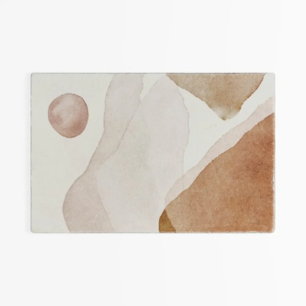 Washable Area Rug. Modern Farmhouse. Vintage.