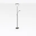 Minimalist Metal Torchiere Floor Lamp 3D Model Right 45 Degree View