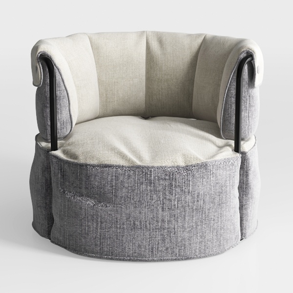 Lexicon Single Sofa Chair for Living Room Accent C