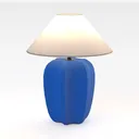 Mushroom Lamp Table Desk Bedside Lamp, Mushroom  Right 45 Degree View