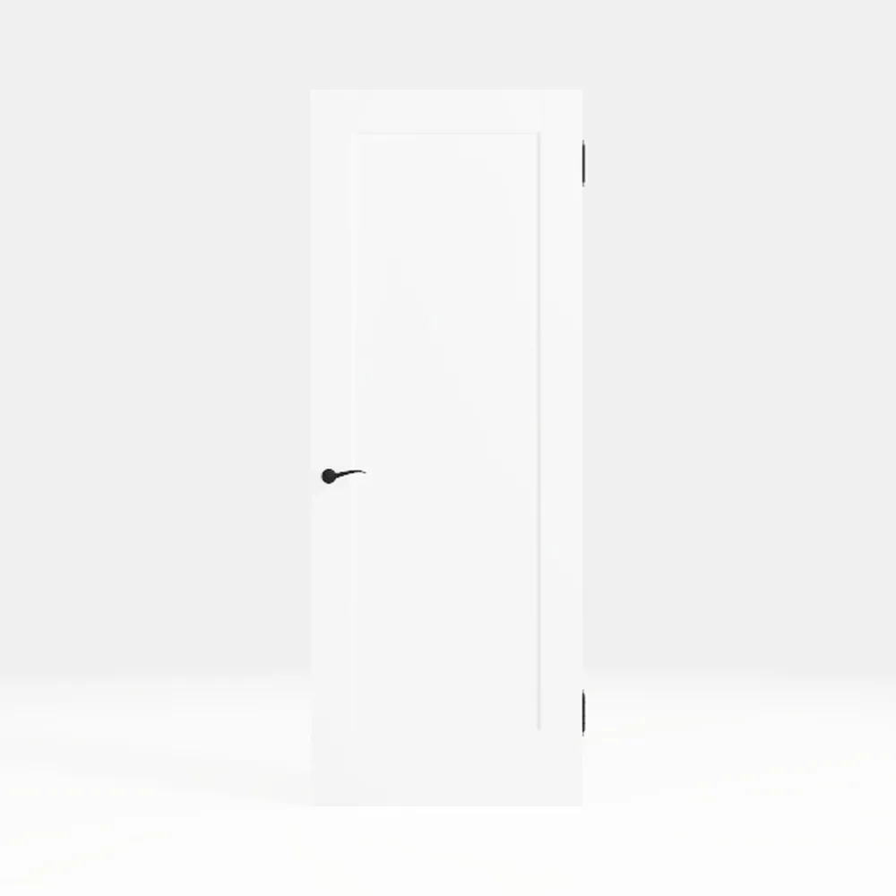 24" x 80" Prehung Door White Primed Panel Slab 