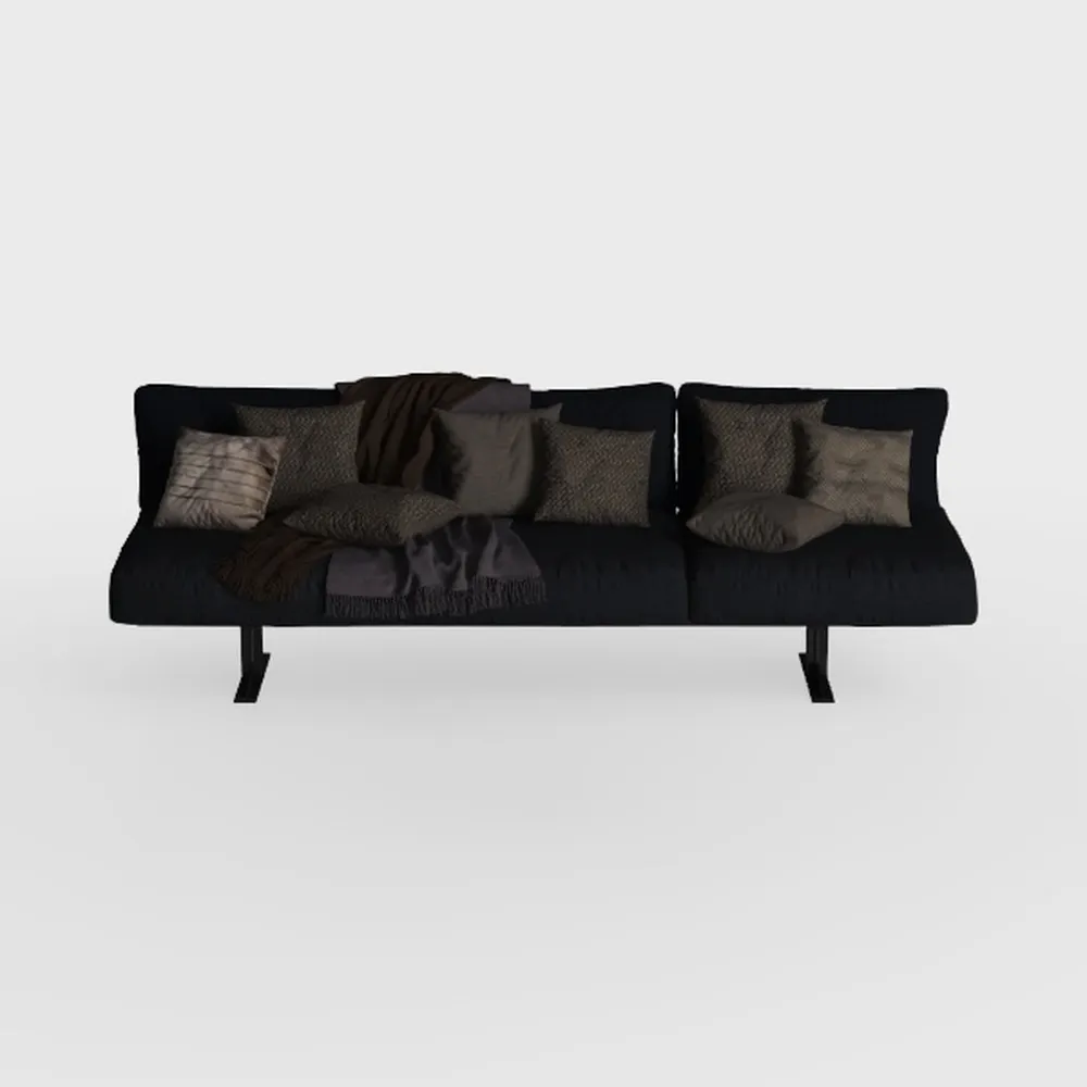 108.3" Sectional Foam Couch,L Shape Sofa with Chai